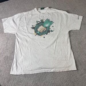 Mighty Healthy Bottle Service White T-shirt ADULT XL